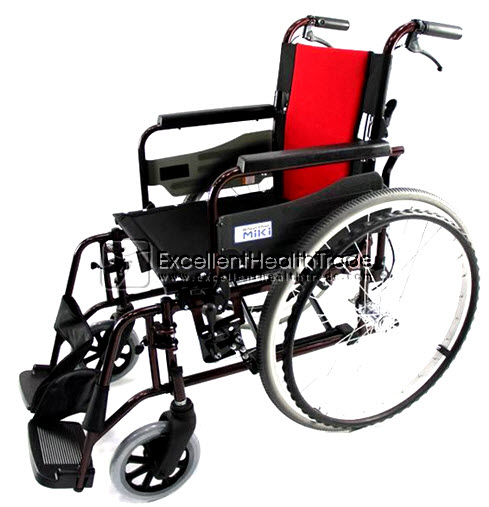 00595: Wheelchair MIKI (วีลแชร์ มิกิ รุ่น MCVWSW-49JL, Japan)